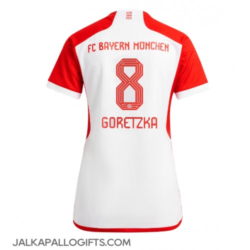 Bayern Munich Leon Goretzka #8 Kotipaita Naiset 2023-24 Lyhythihainen